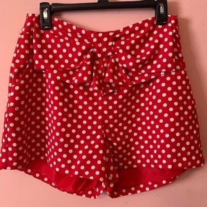 Disney & Lauren Conrad Minnie Mouse shorts